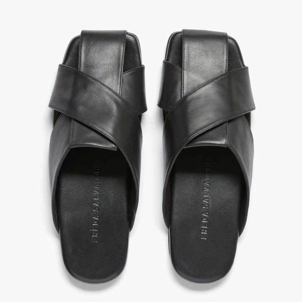 FREDA SALVADOR BLACK JOSI SLIP ON MULE